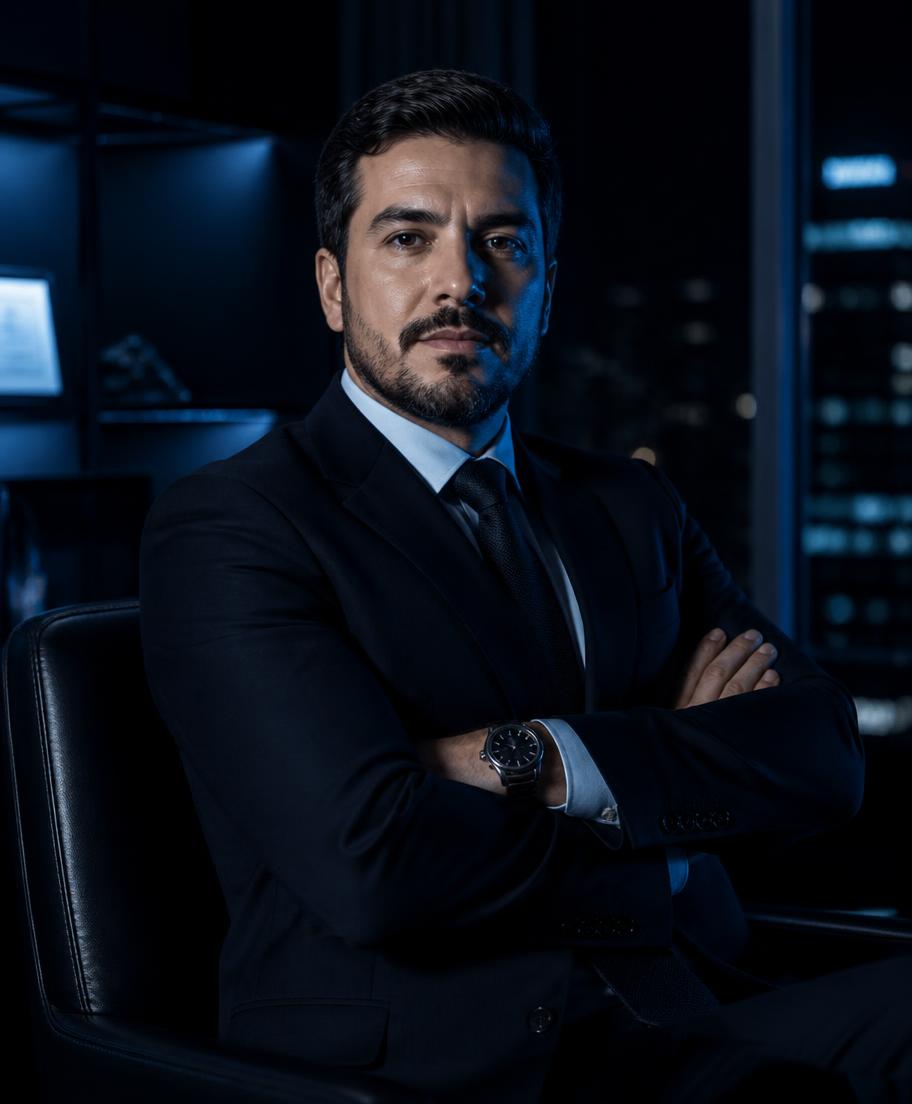 Executivo analisando a gestão financeira da empresa